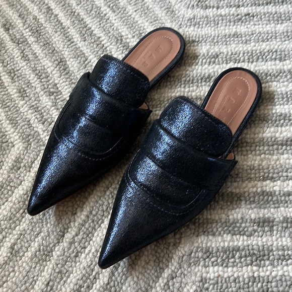 New Marni Blue Metallic Mules 37.5 - Picture 11 of 15